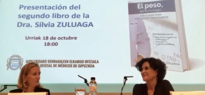 presentación El peso por fin mi amigo Dra. Silvia Zuluaga Médico Dietética y Nutrición Donostia San Sebastián Éibar