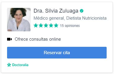 Doctora Zuluaga Nutricionista Doctoralia Consulta Online Pide Cita